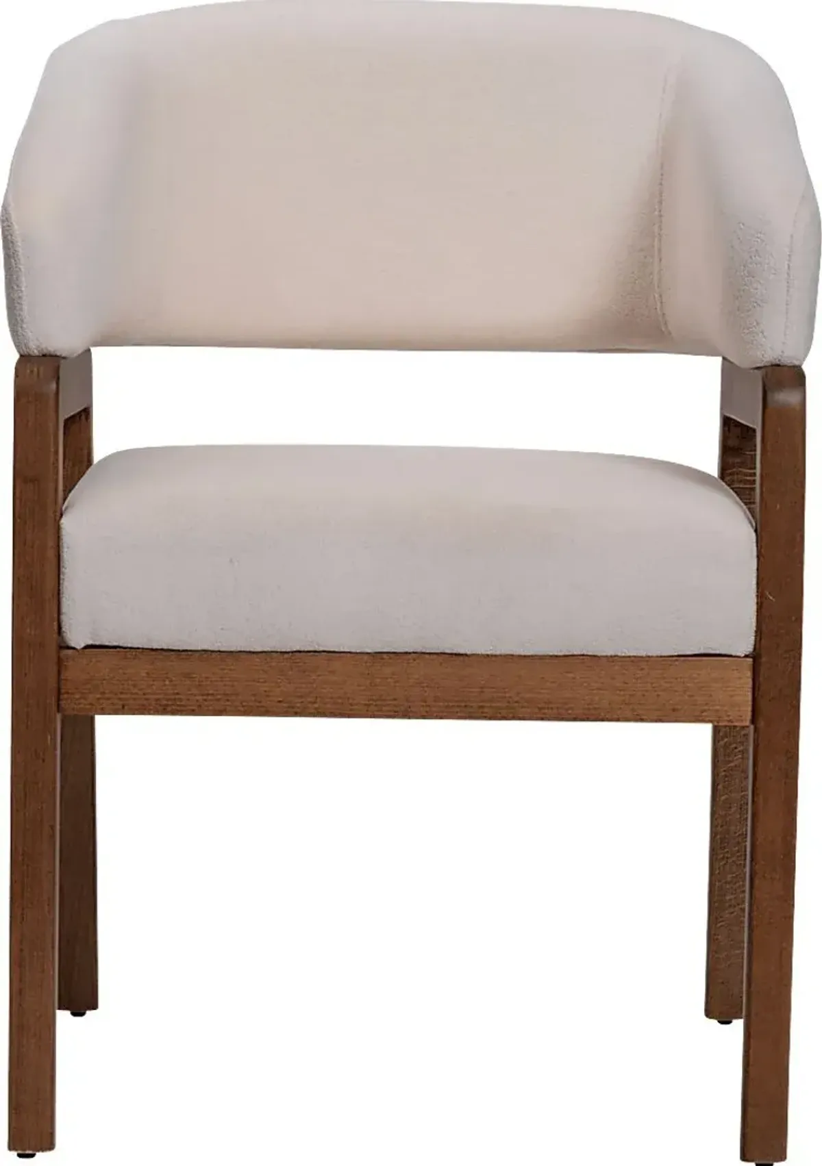 Trisha White Arm Chair