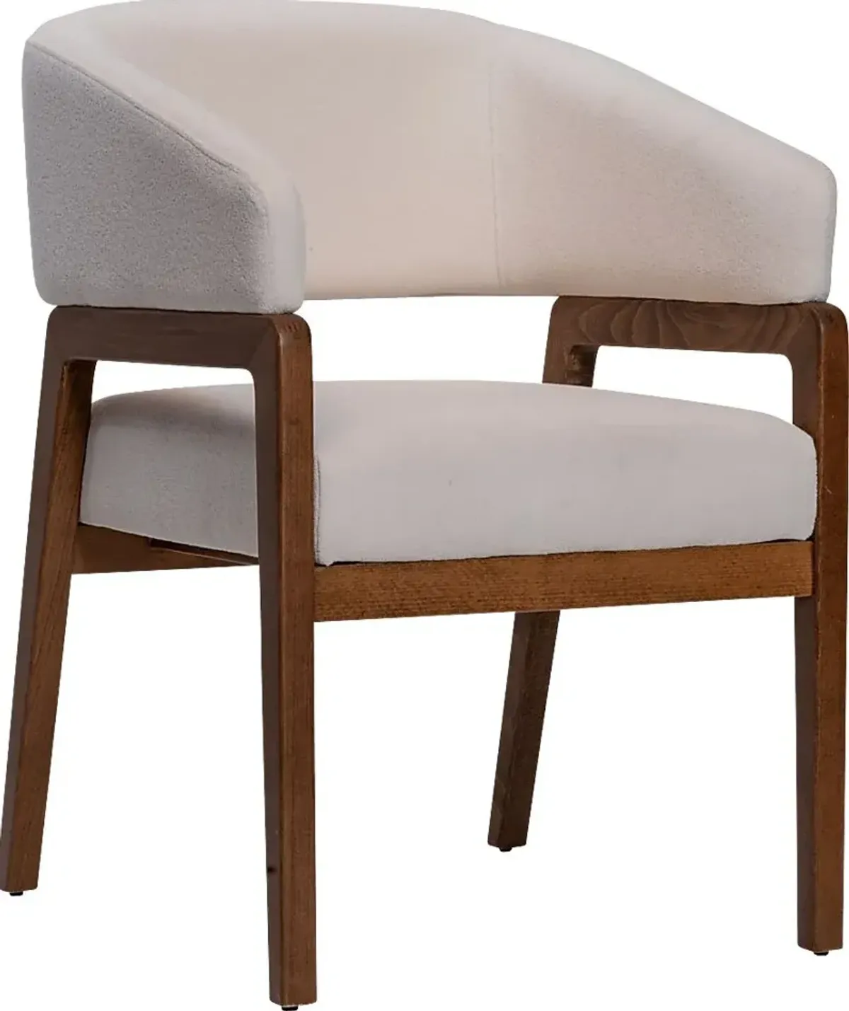 Trisha White Arm Chair