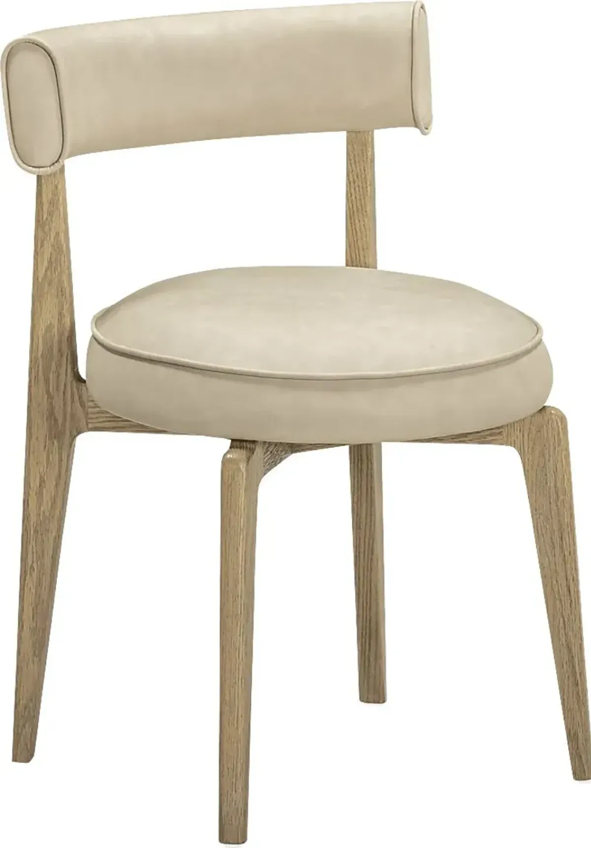 Microbeat Cream Dining Chair