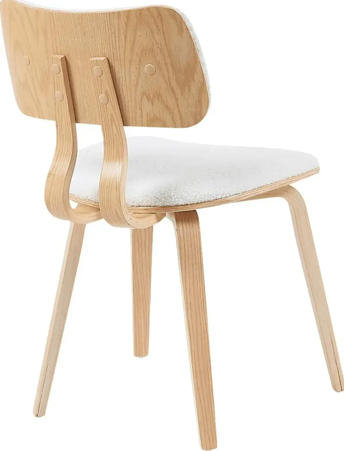 Beewheels White Side Chair