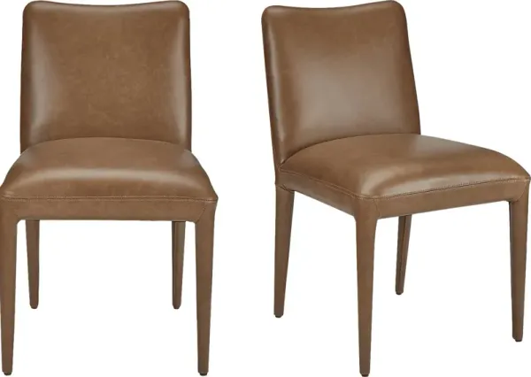 Legry Brown Side Chairs, Set of 2