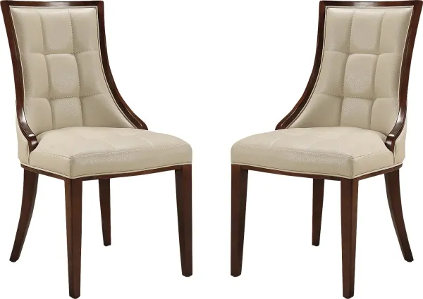 Cahabay Cream Side Chair, Set of 2