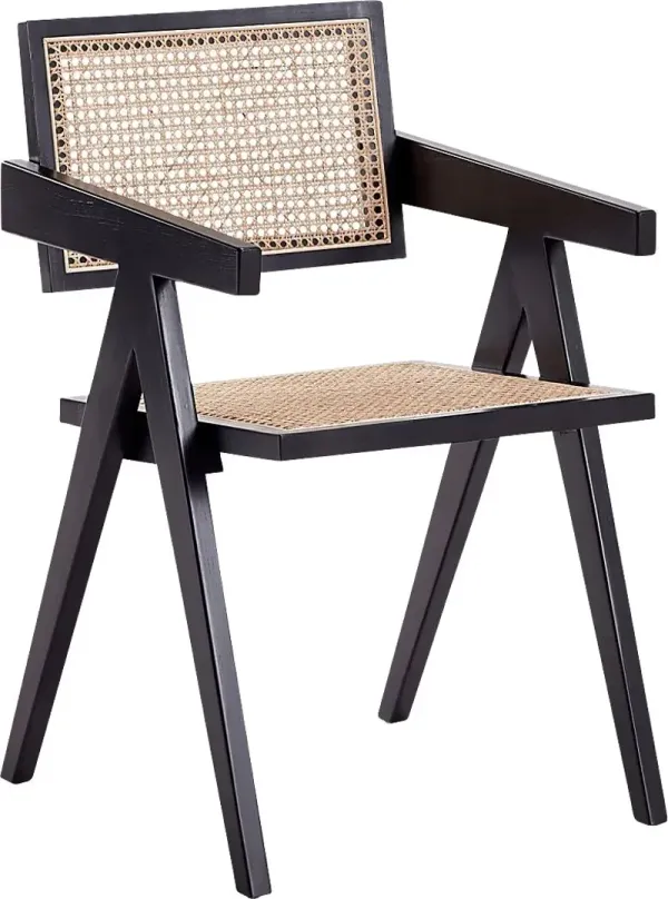 Bluesunny Black Arm Chair