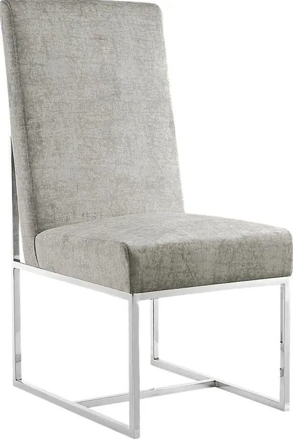Herrli Steel Gray Side Chair