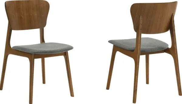 Desertsys I Gray Dining Chair, Set of 2