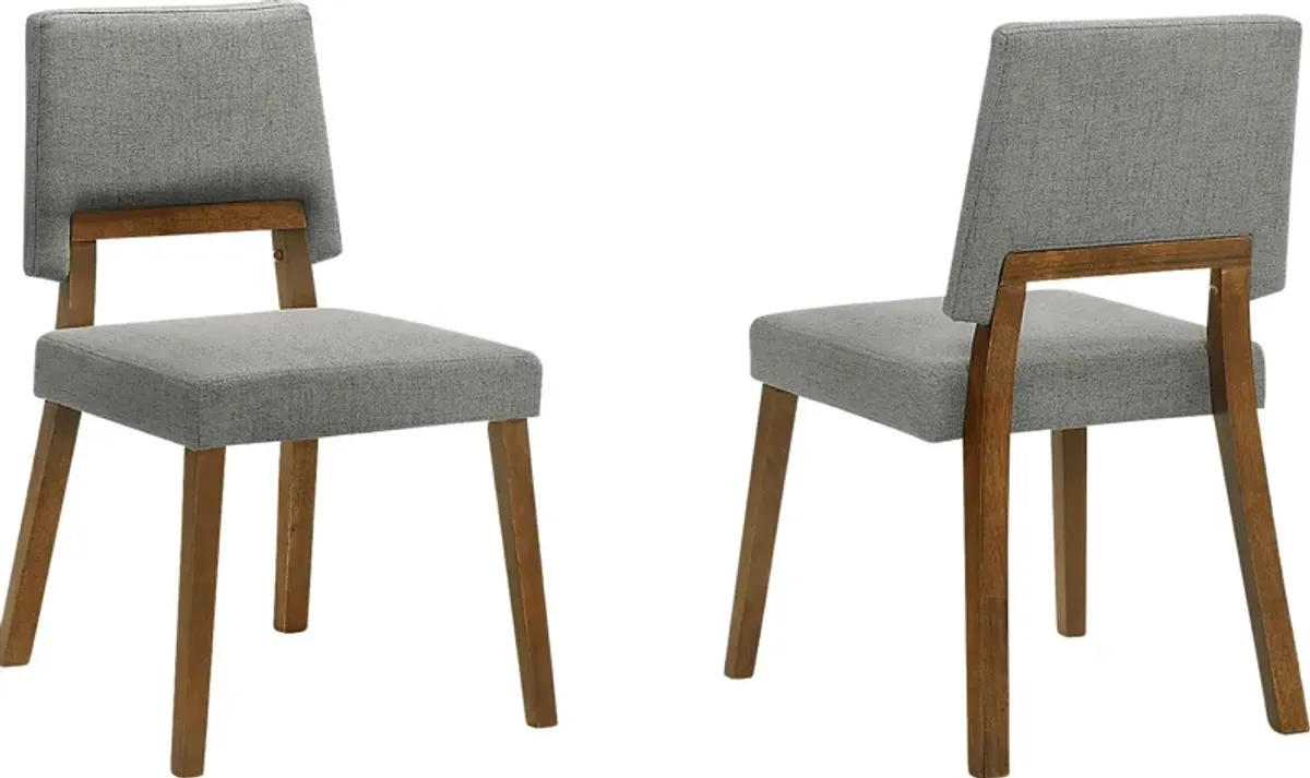 Cliffytales I Gray Dining Chair, Set of 2