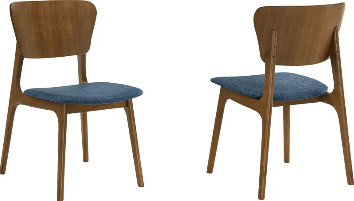 Desertsys I Blue Dining Chair, Set of 2
