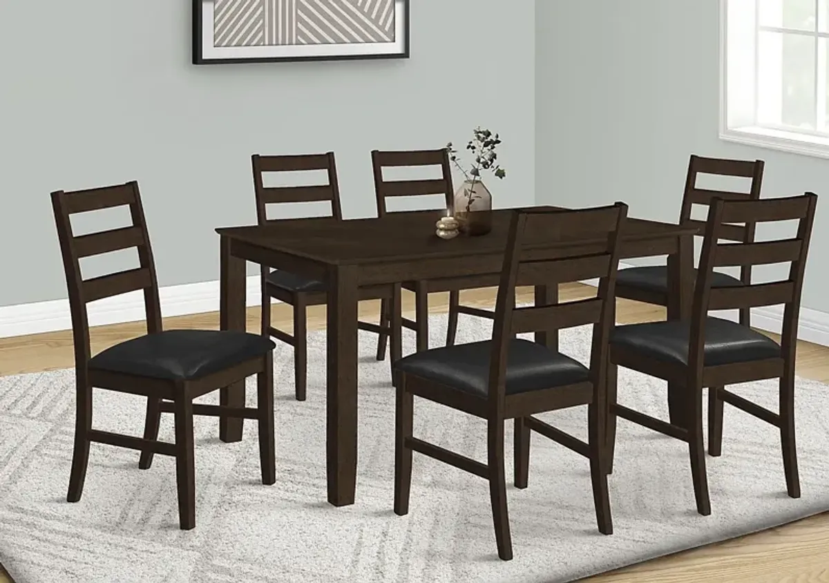 Wansley Espresso Dining Table