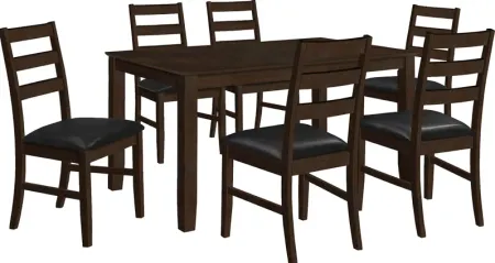 Wansley Espresso Dining Table