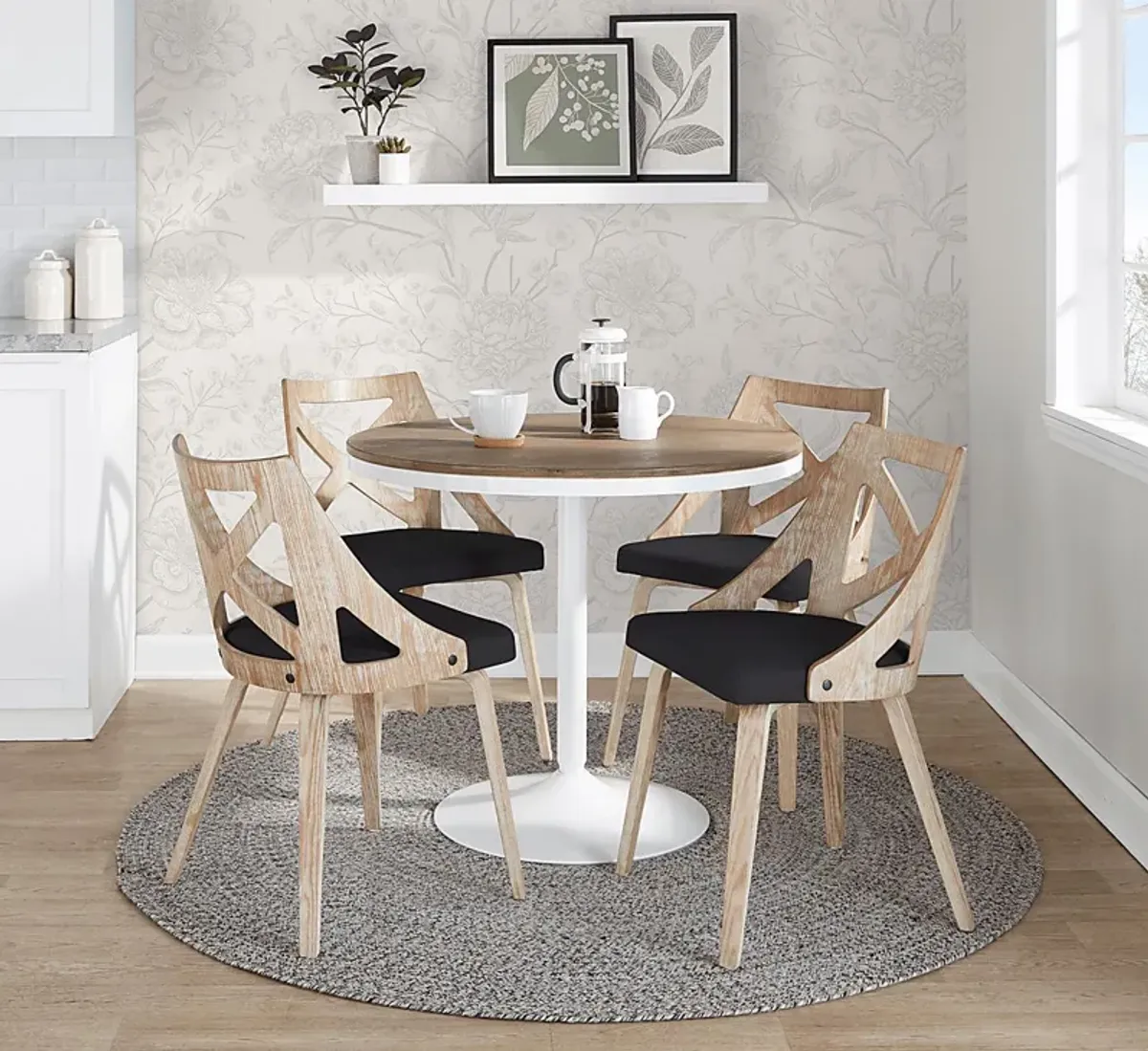 Dyme II Charcoal 5 Pc Dining Set