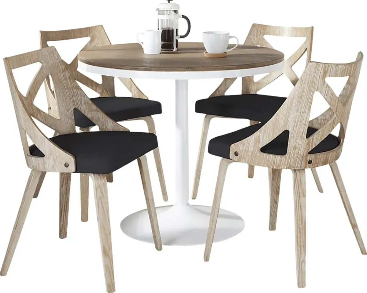 Dyme II Charcoal 5 Pc Dining Set