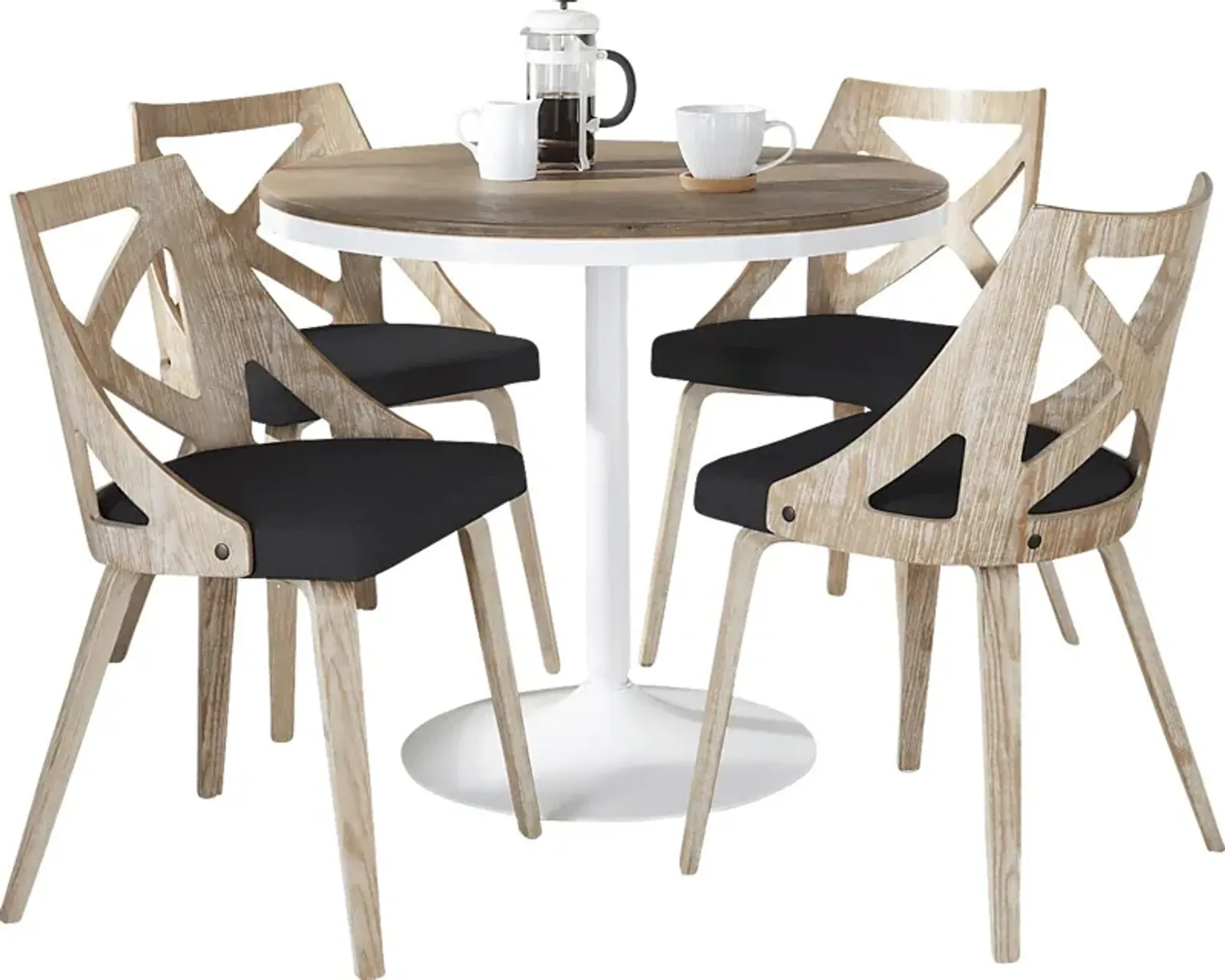 Dyme II Charcoal 5 Pc Dining Set