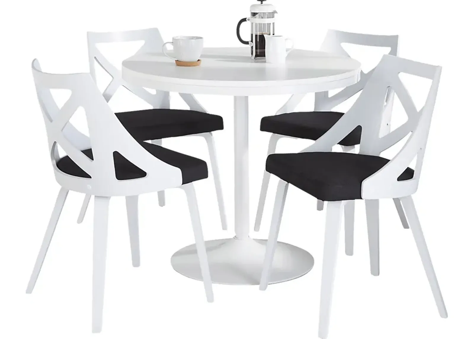 Dyme III Charcoal 5 Pc Dining Set