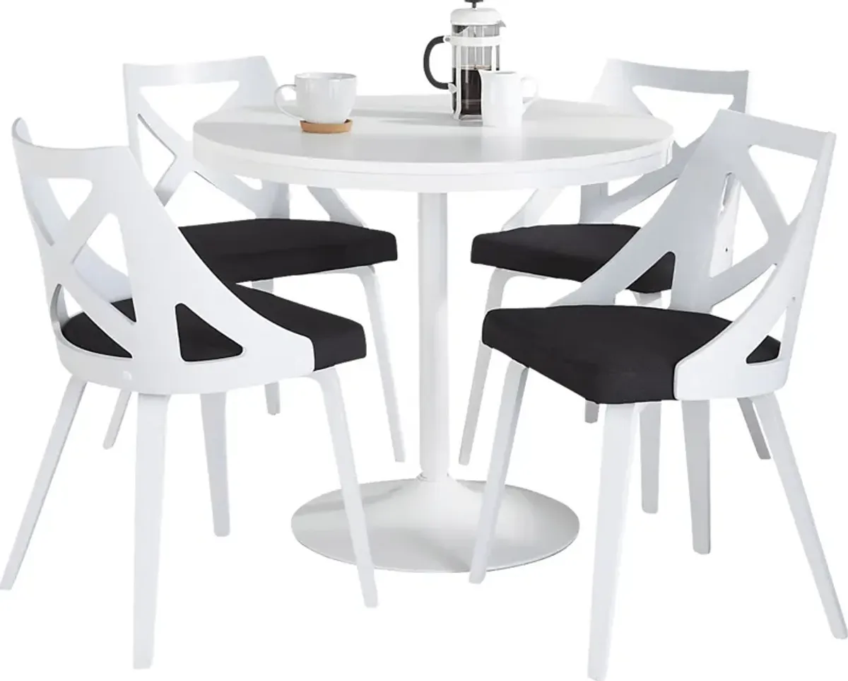 Dyme III Charcoal 5 Pc Dining Set