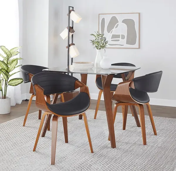 Skout Black 5 Pc Dining Set