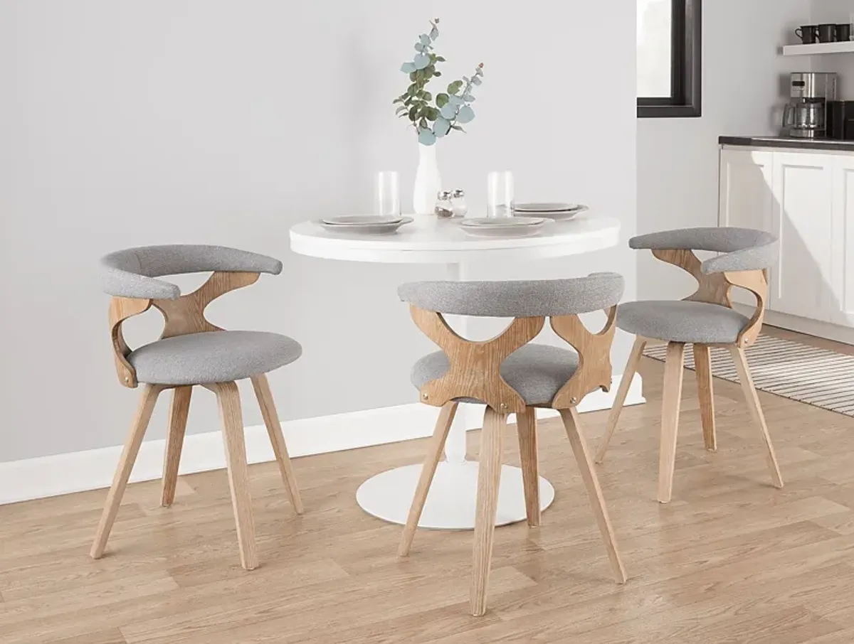 Wisheen Gray 4 Pc Dining Set