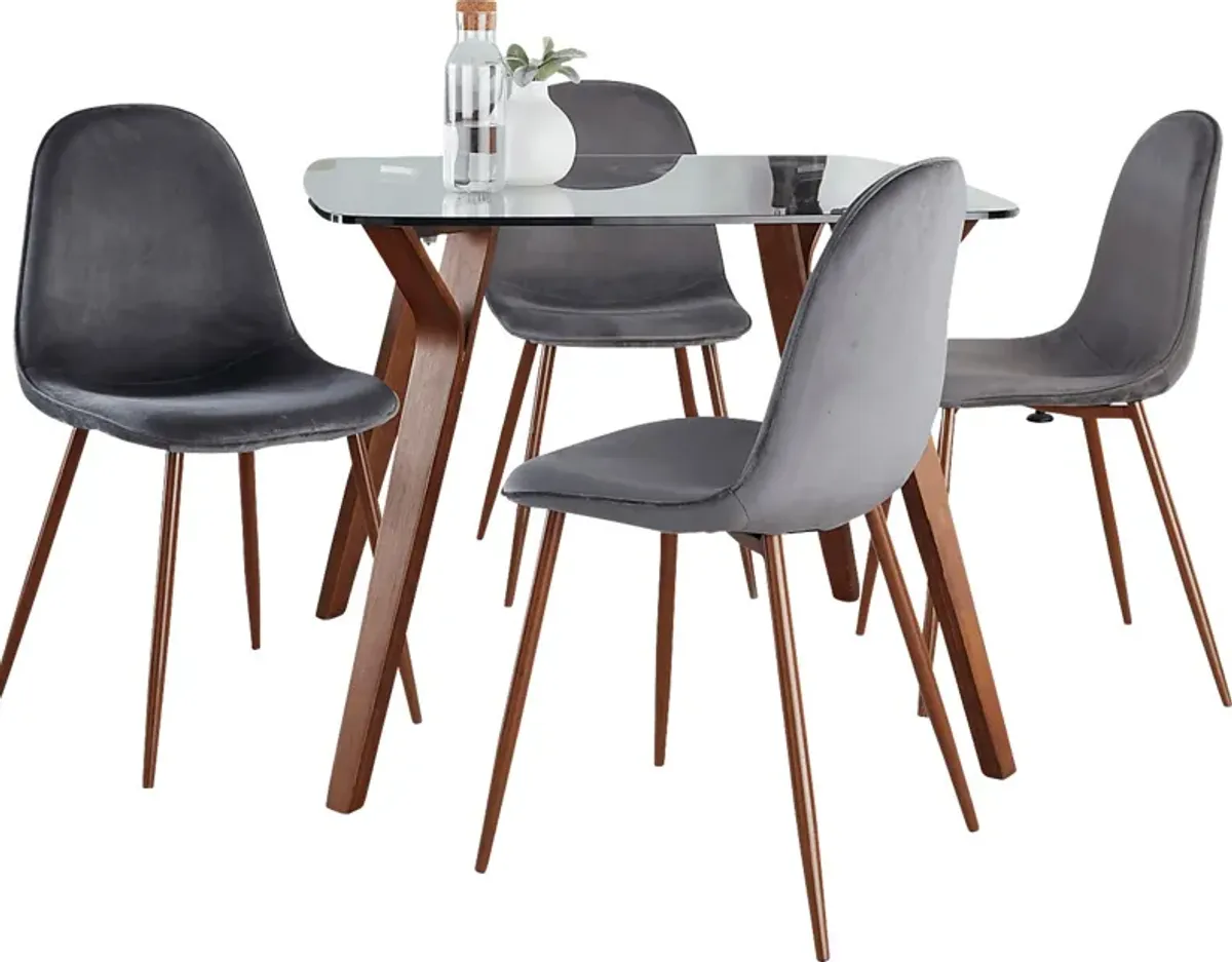 Wrenfrew II Gray 5 Pc Dining Set