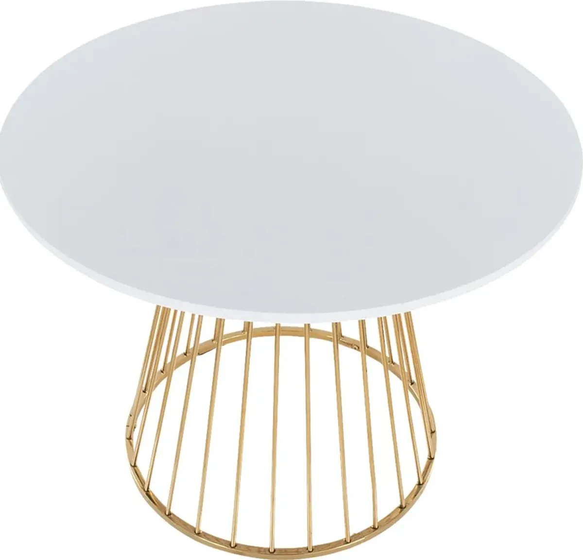 Aldendell White Dining Table