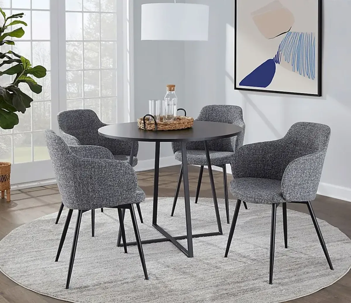 Sourwood IV Black Dining Table