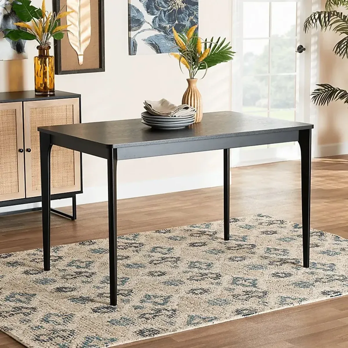 Delisio Black Dining Table