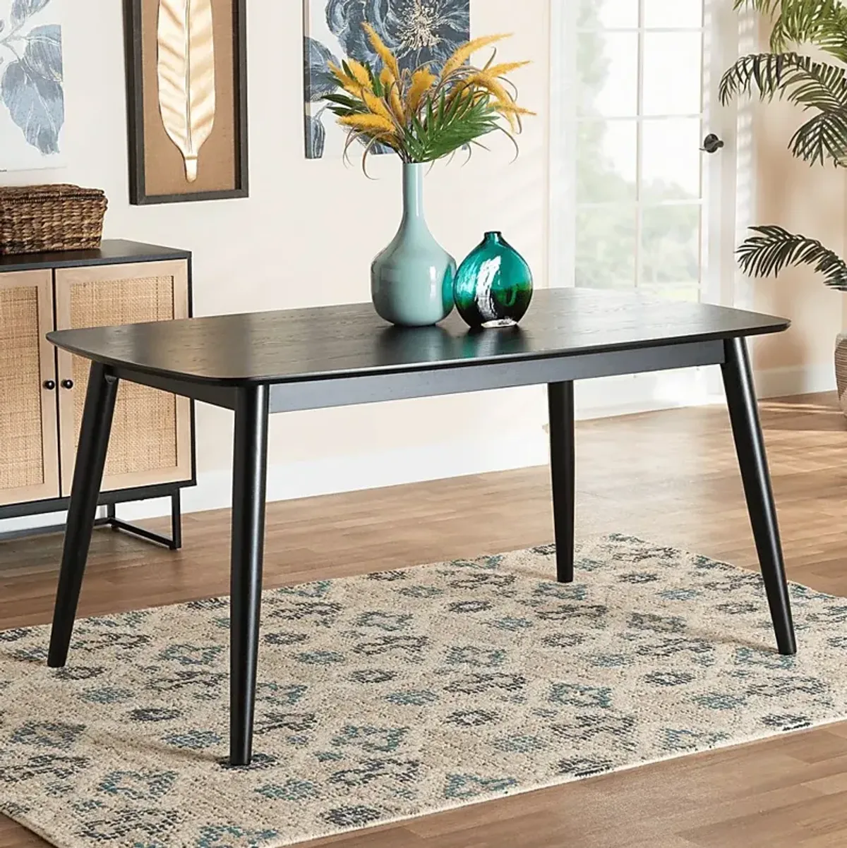 Cassimere Black Dining Table