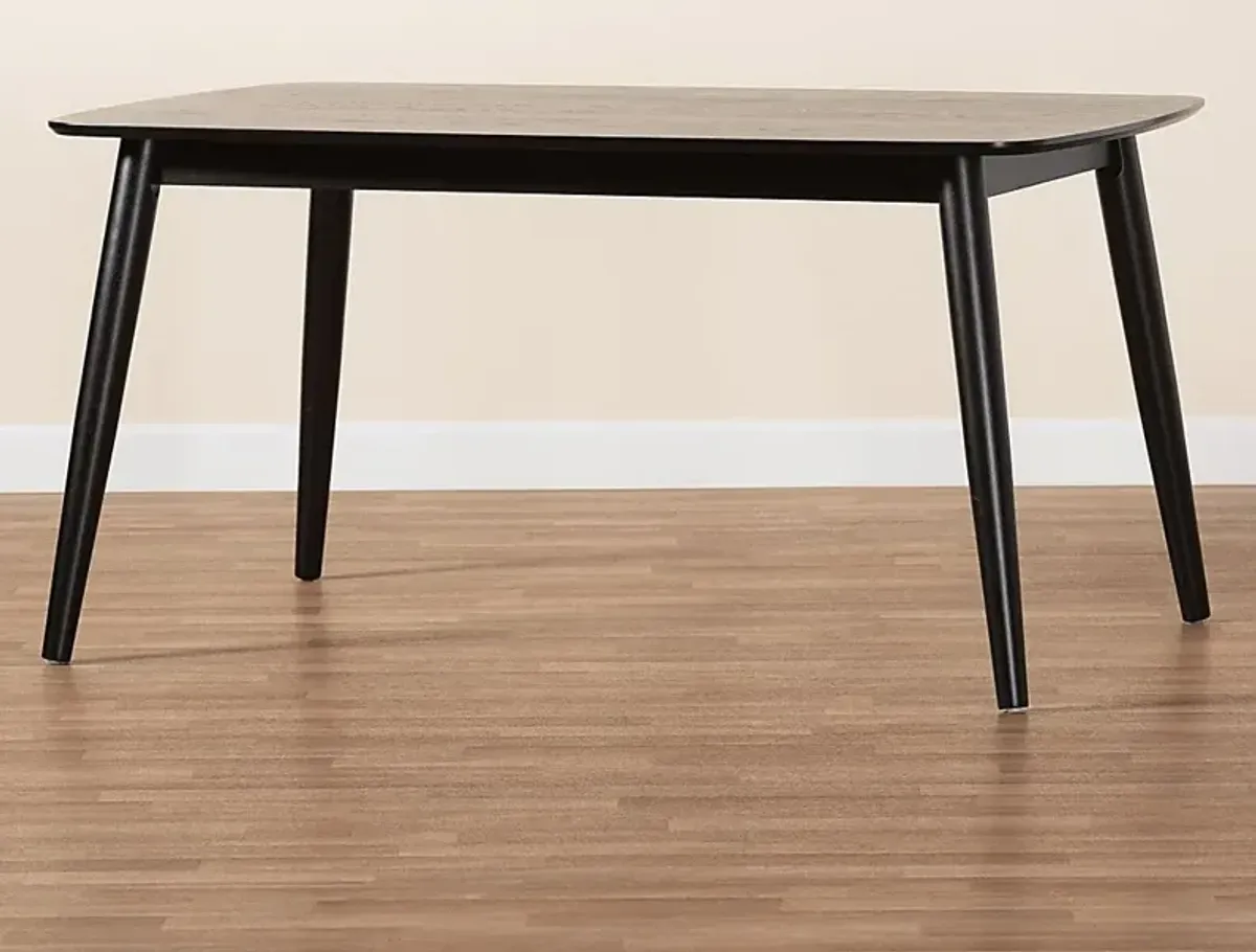 Cassimere Black Dining Table