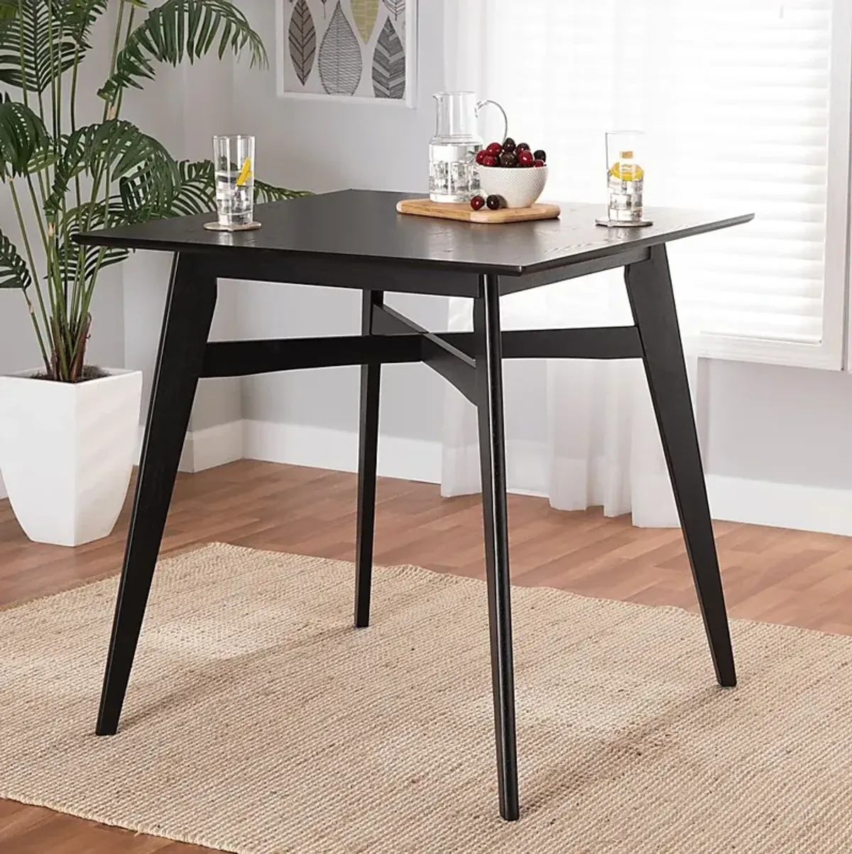 Coderre Black Counter Height Table