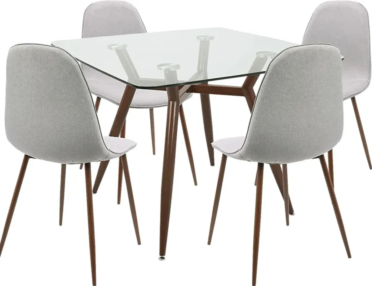 Lamirda I Gray 5 pc. Dining Set