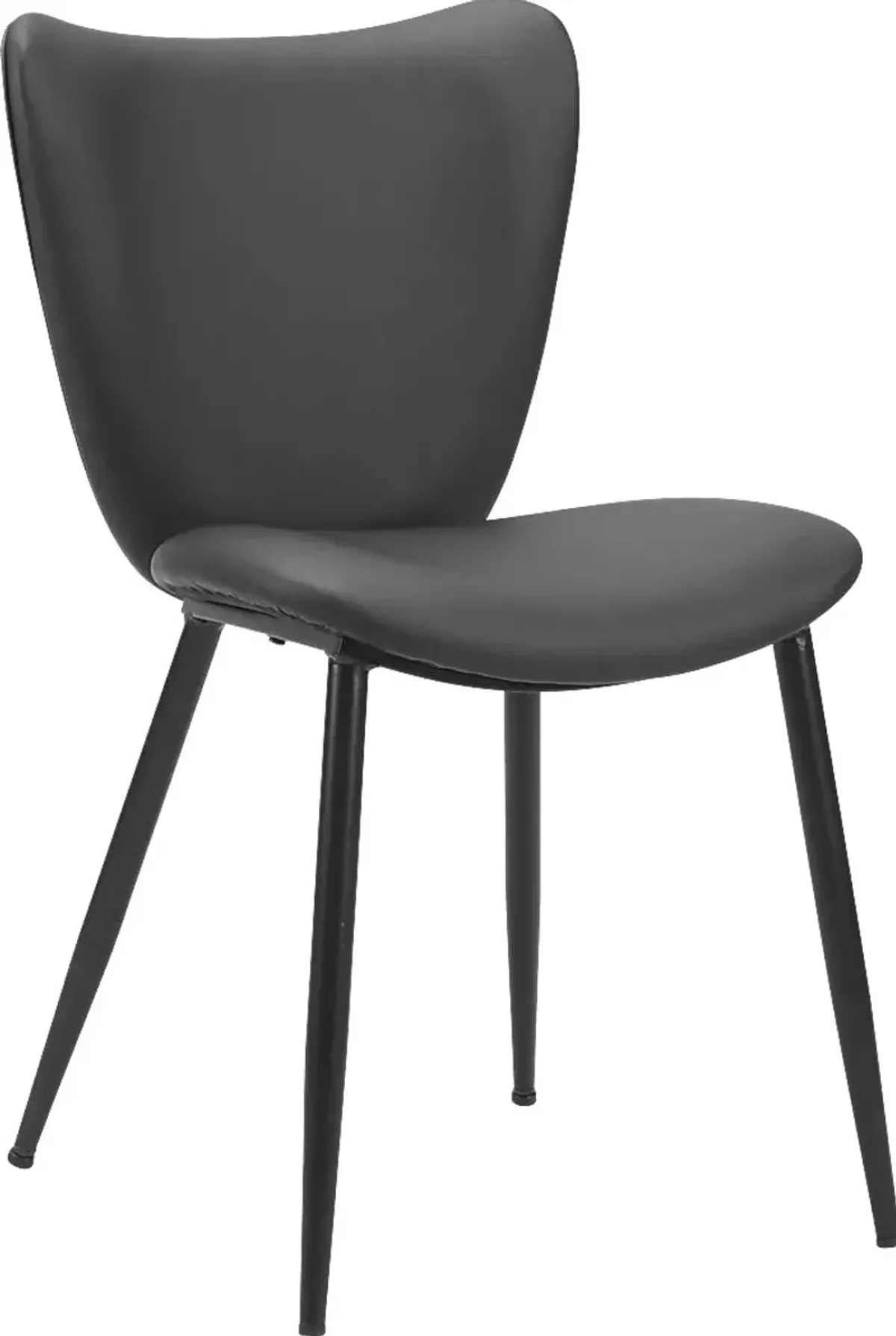 Nyxhu Black Dining Chair, Set of 2