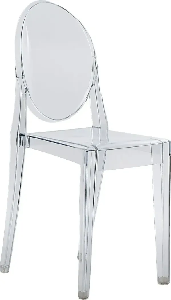 Wynnia Clear Dining Chair, Set of 4