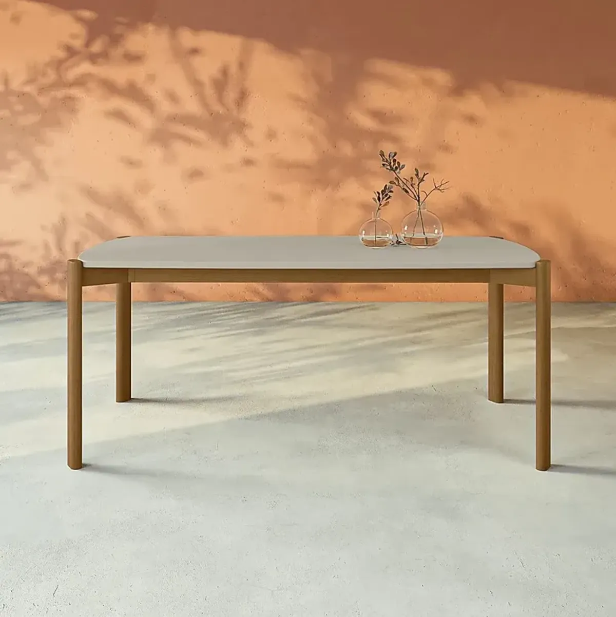 Demerest V Off-White Dining Table