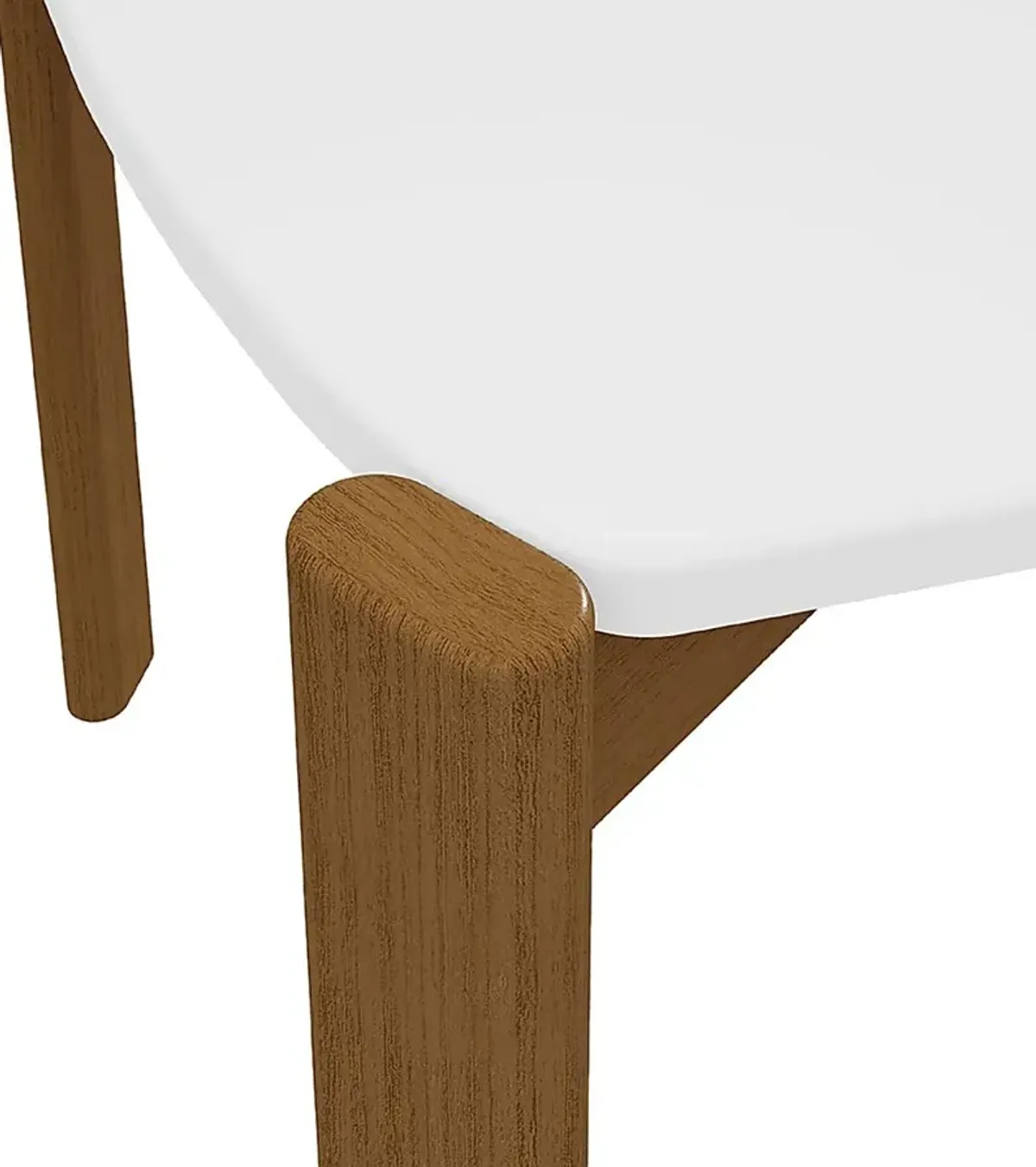 Demerest V White Dining Table