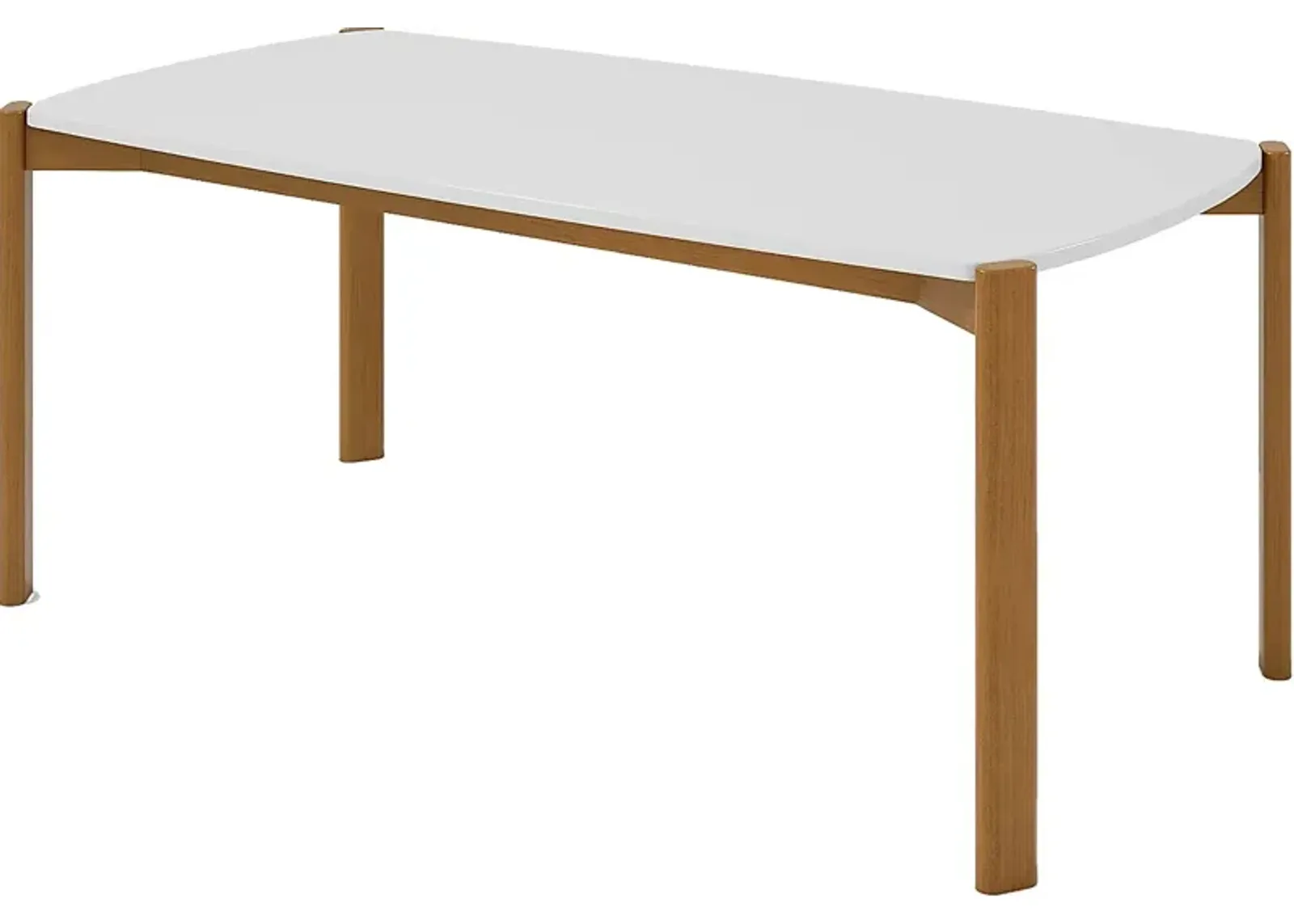 Demerest V White Dining Table