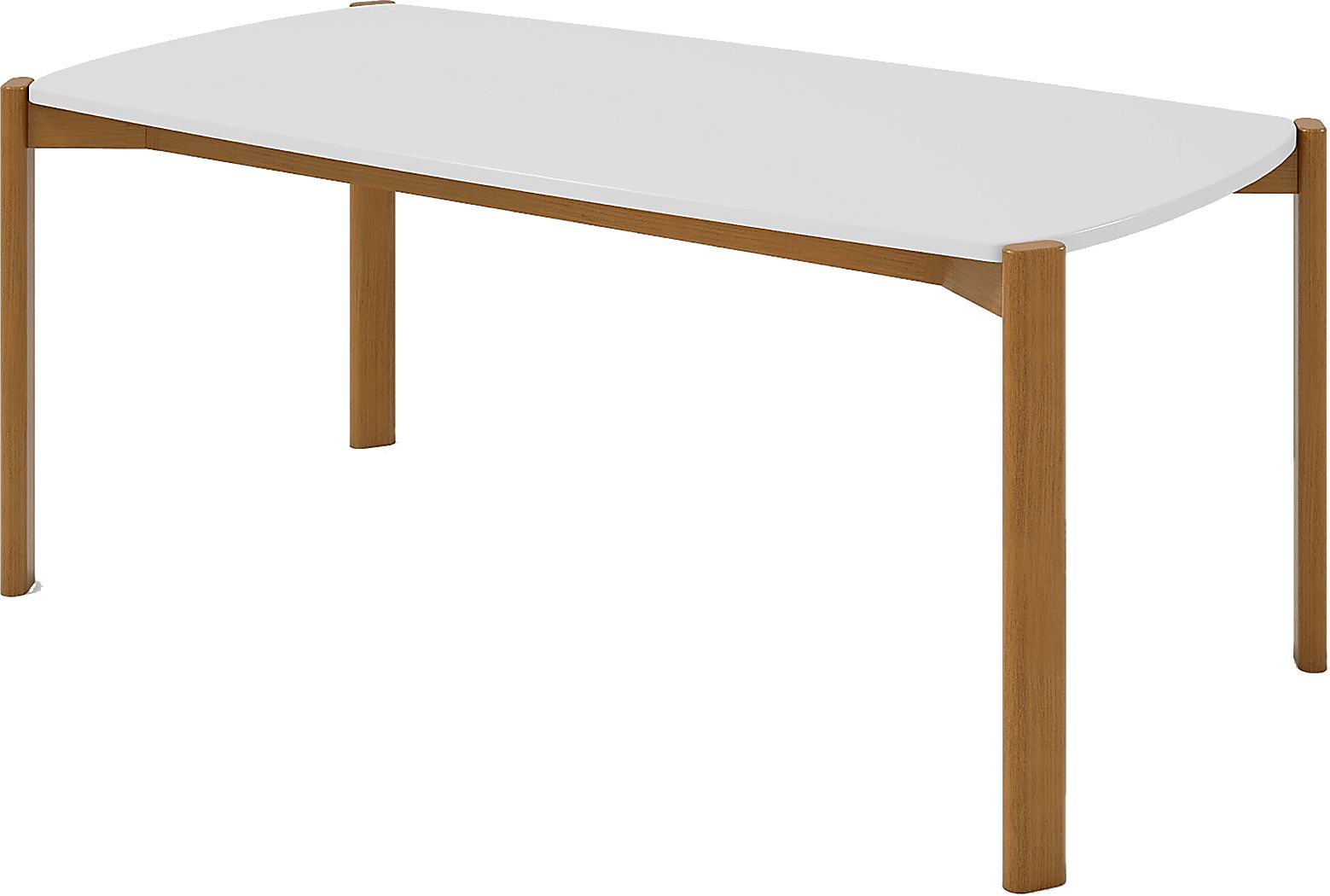 Demerest V White Dining Table