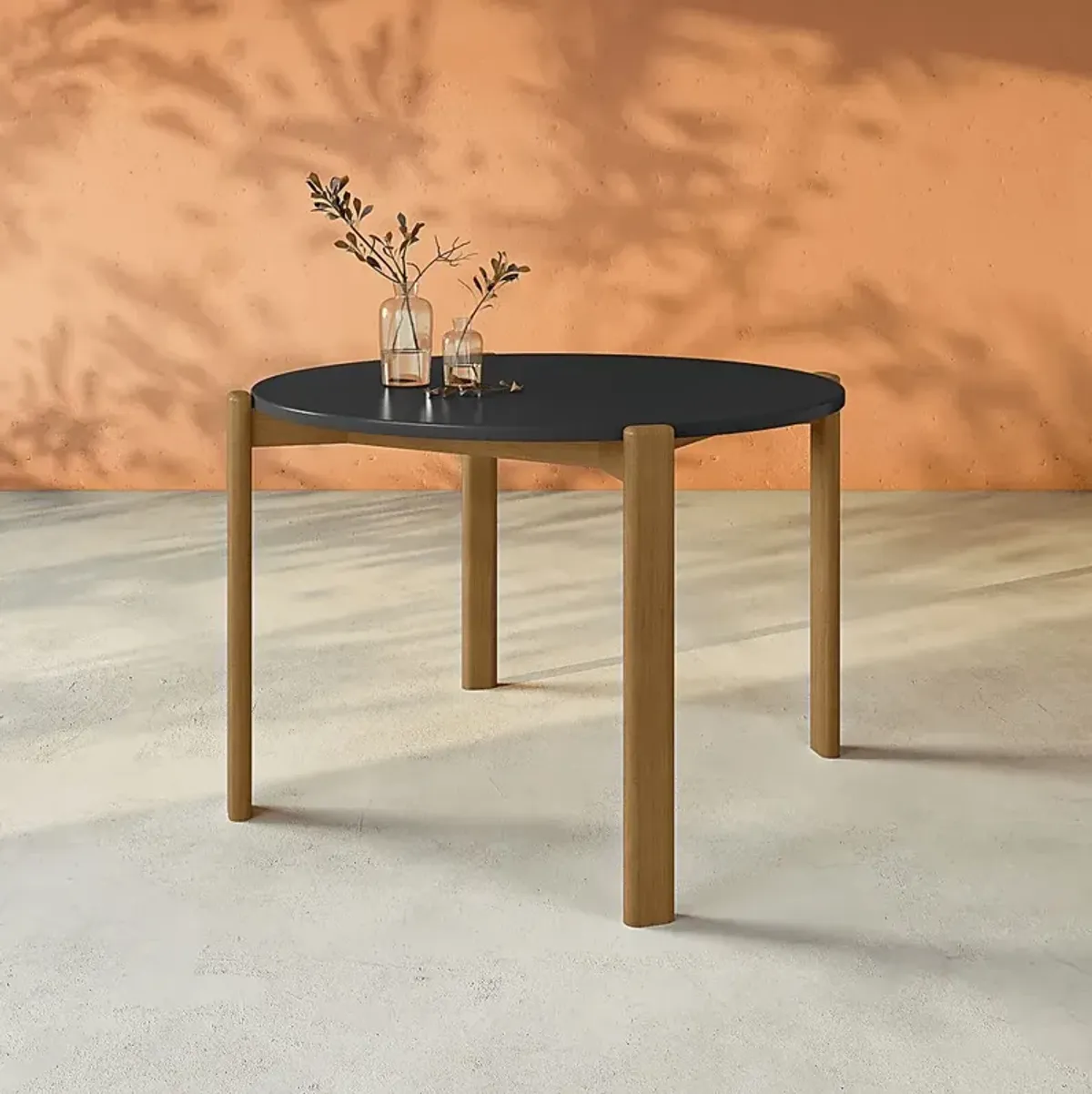 Demerest III Black Dining Table