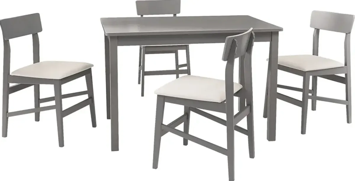 Barunda Gray 5 Pc Dining Set