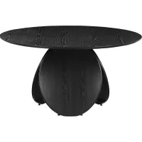 Norrock Black Dining Table