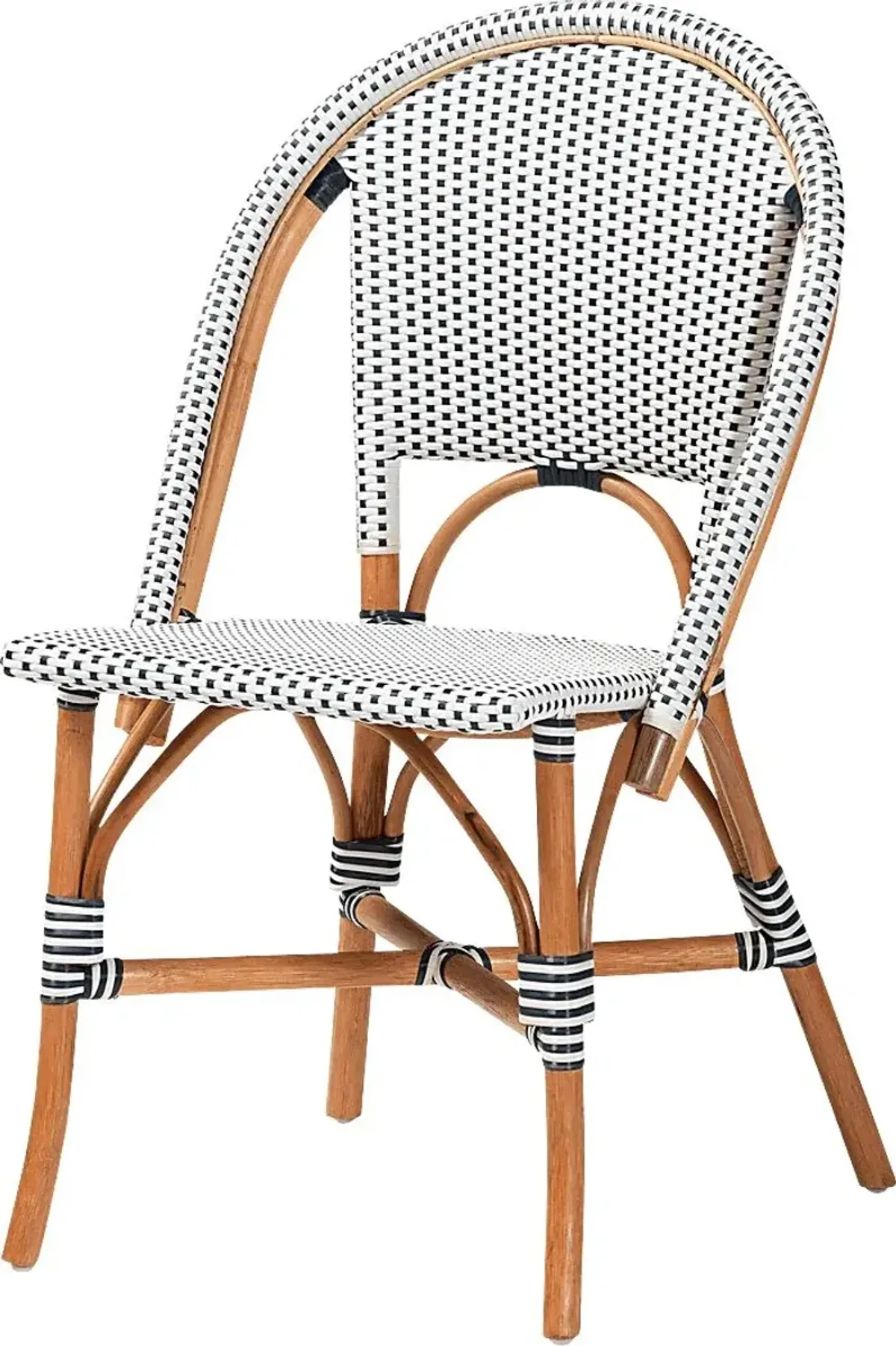 Bandyn Navy and White Dining Chair