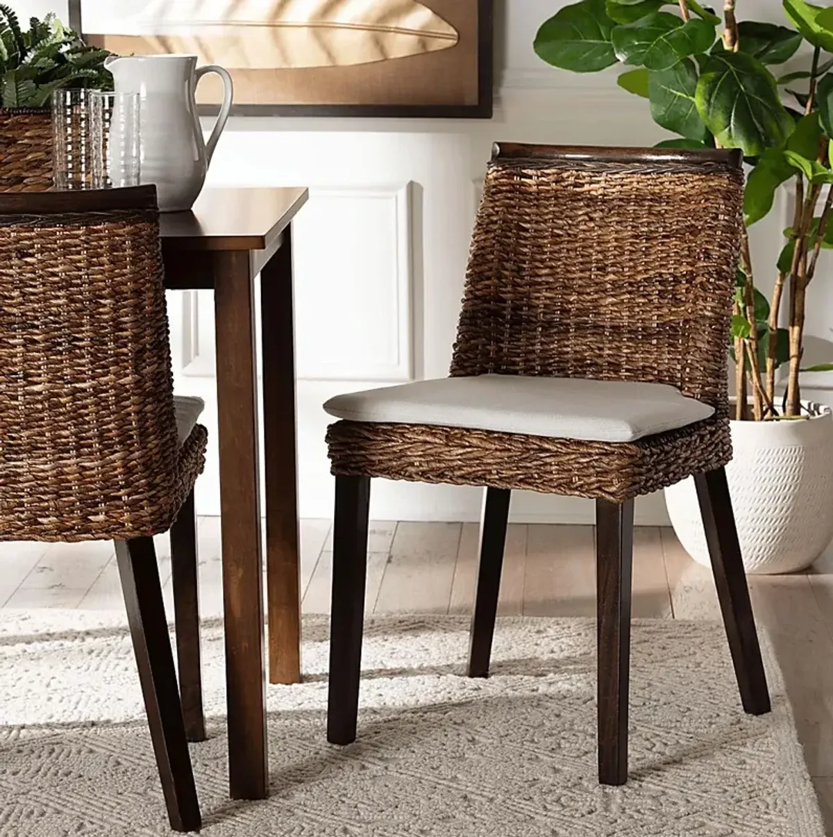 Bluefishen Brown Dining Chair