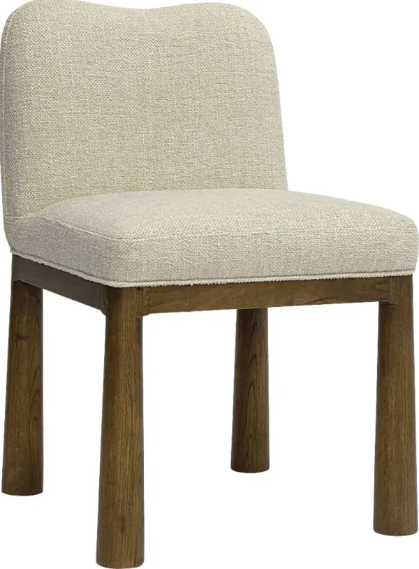 Deorsam II Cream Dining Chair