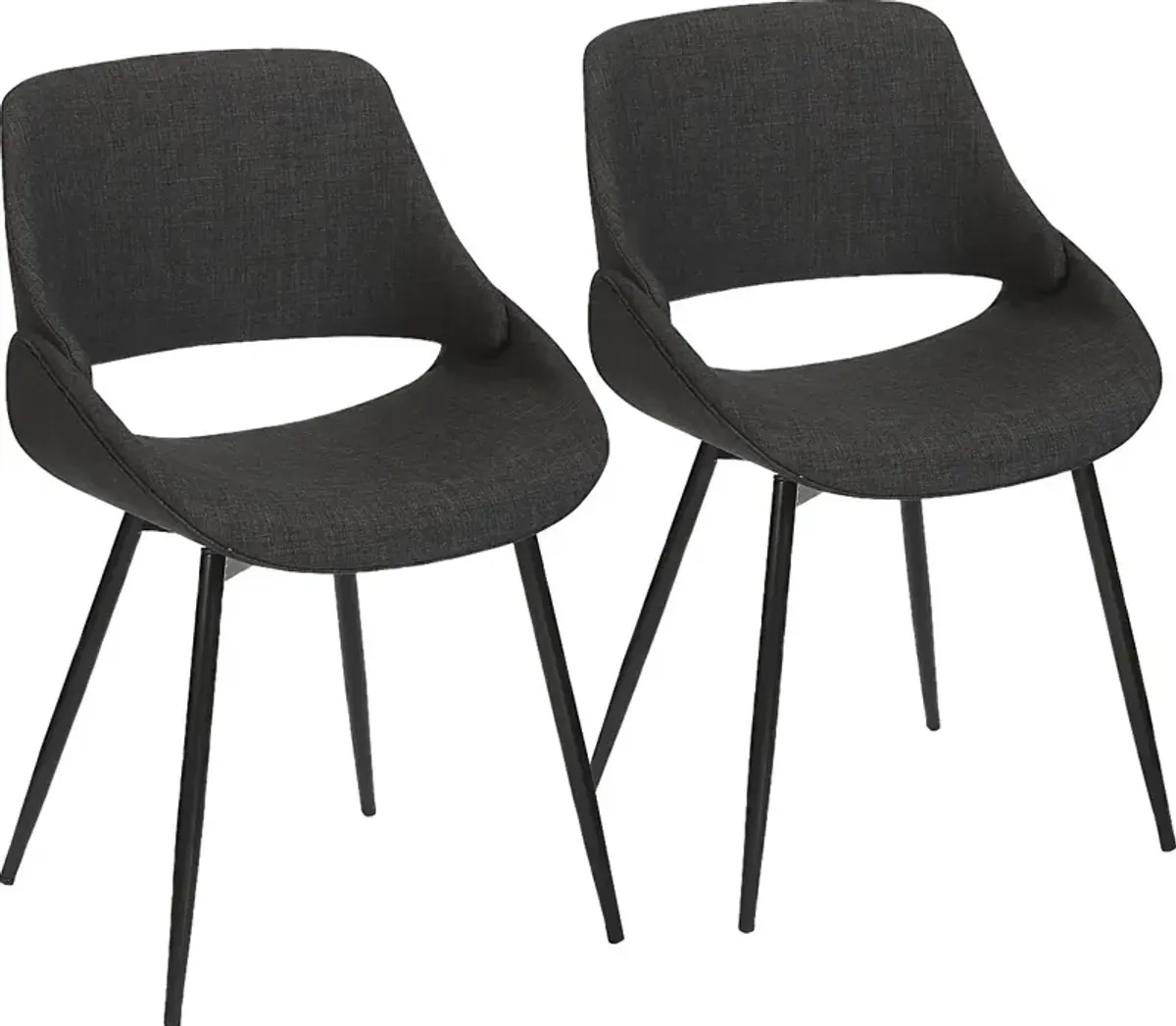 Stroble I Charcoal Dining Chair, Set of 2