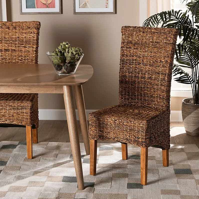 Riabelle Brown Side Chair