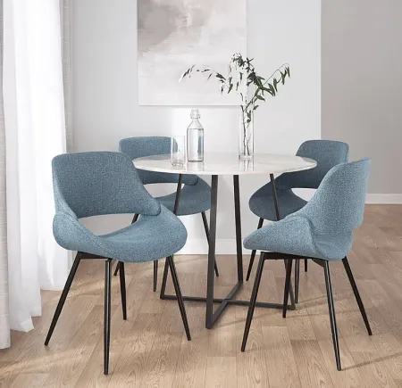 Stroble I Blue Dining Chair, Set of 2