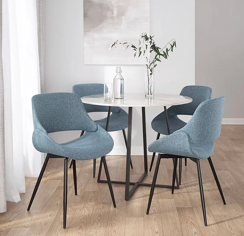 Stroble I Blue Dining Chair, Set of 2