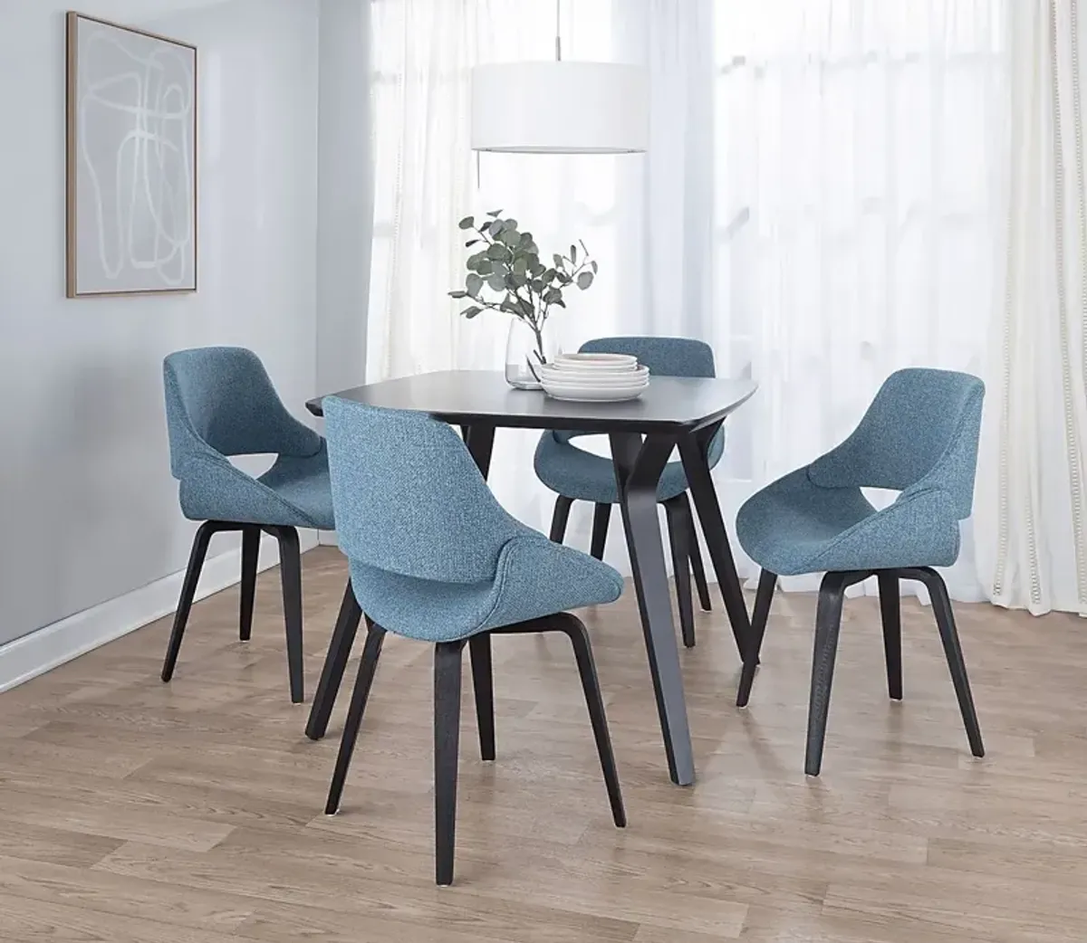 Stroble III Blue Dining Chair, Set of 2