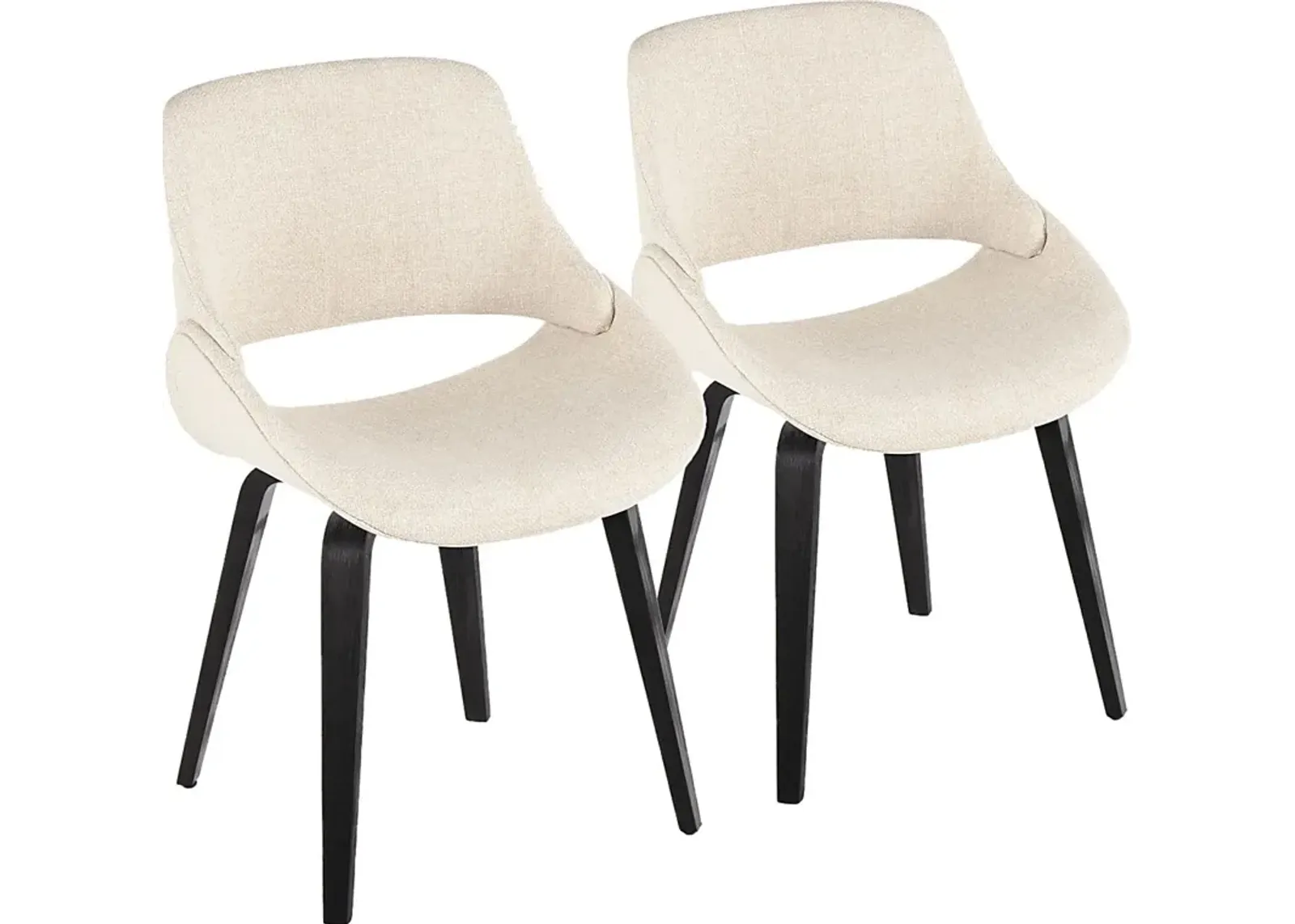 Stroble III Cream Dining Chair, Set of 2