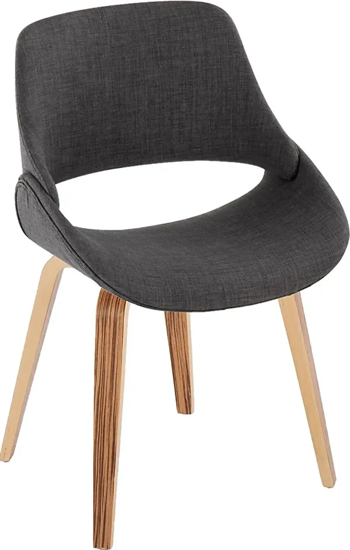 Stroble V Charcoal Dining Chair, Set of 2