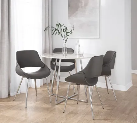 Stroble VII Gray Dining Chair, Set of 2