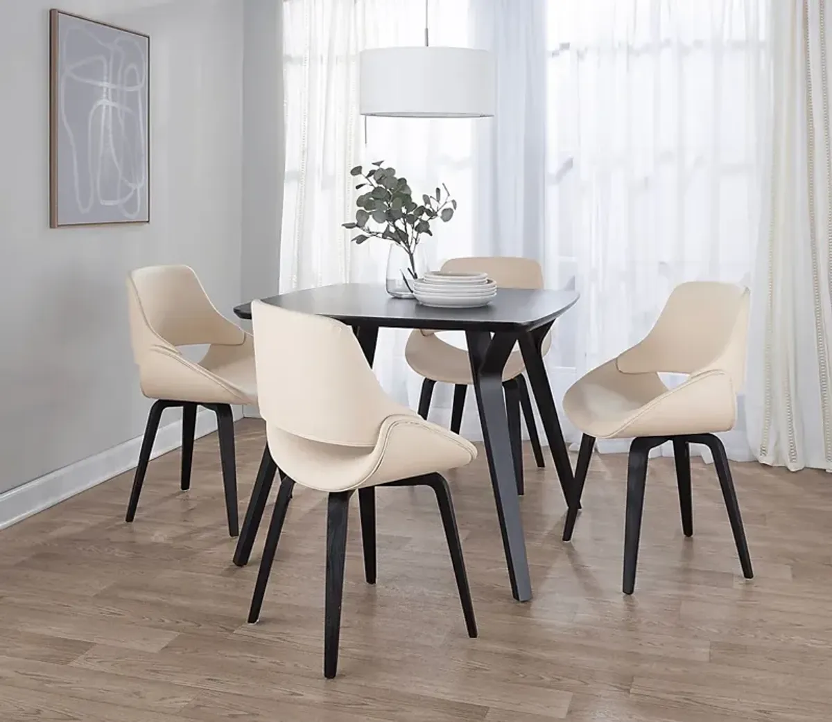 Stroble VIII Cream Dining Chair, Set of 2