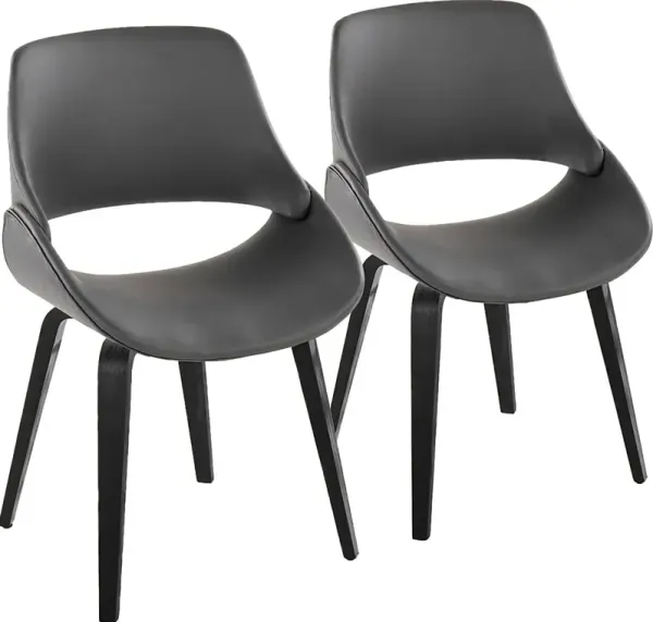 Stroble VIII Gray Dining Chair, Set of 2